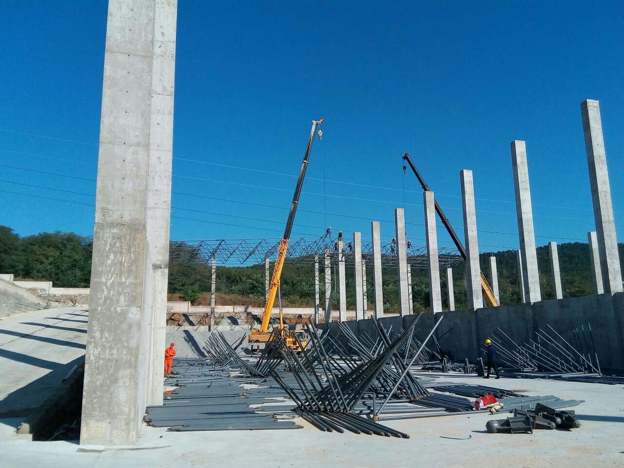 重庆搅拌站网架